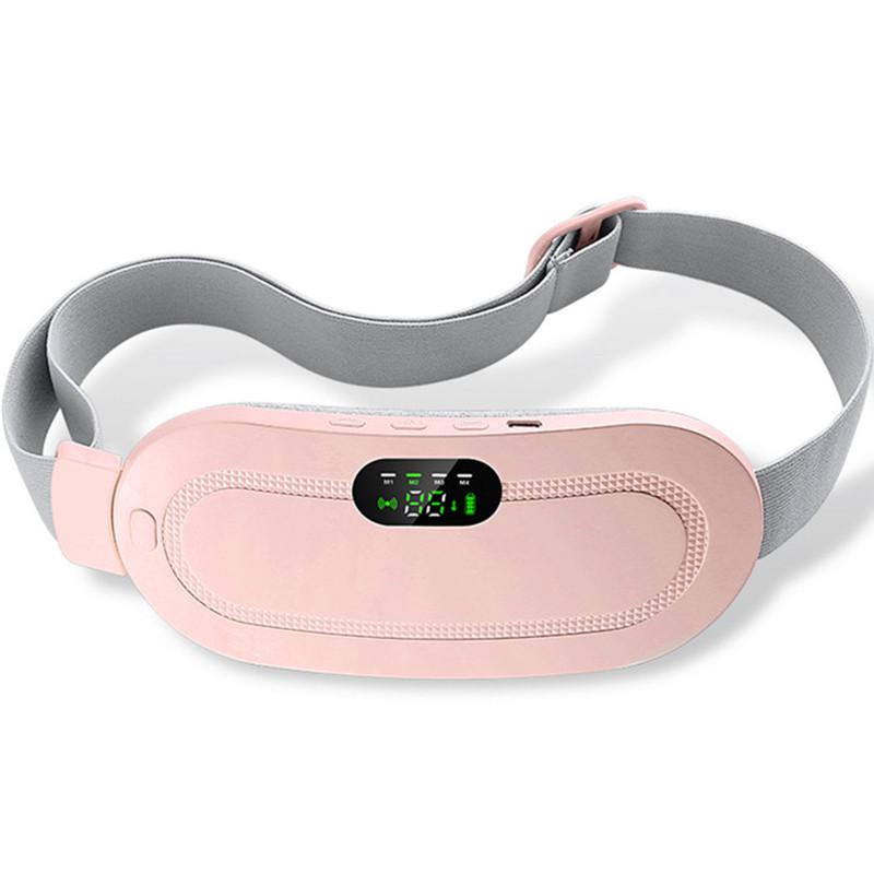 New Heating Palace Warming Treasure Massage Palace Warming Belt Intelligent Vibration Hot Compress Waist Belt Palace Cold Dysmenorrhea Relief Artifact