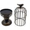 Decorative Birdcage Candle Holder, Vintage Candle Stick Holders, Wedding Candle Centerpieces For Tables, Metal Candlestick Holder Home Decor