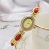 Trendy Oval Stone Bracelet Women's Watch - Versatile Fashion Accessory