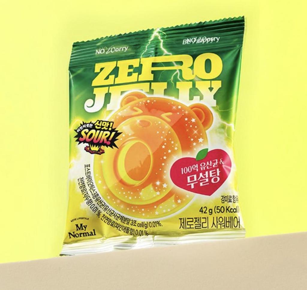 My Normal Zero Jelly Sour Bear Low Calorie Gummy 38g x 8 Pack