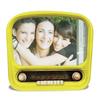 Fargerik vintage radio fotoramme