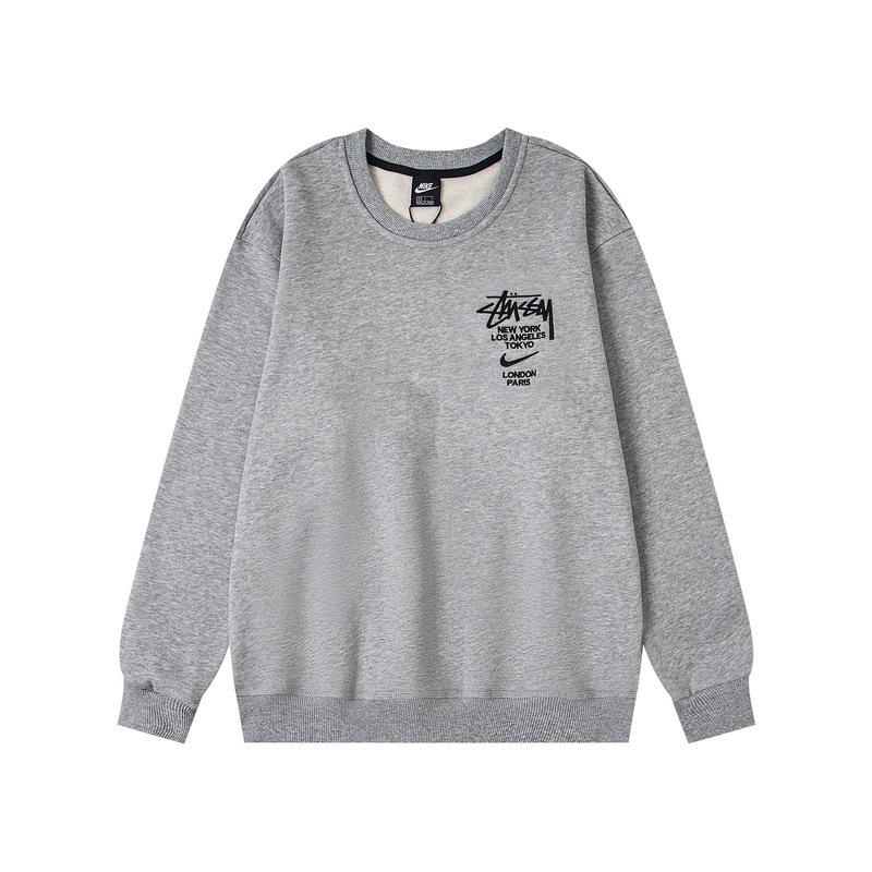 Trendy New Arrival: Unisex College Style Loose Hoodie with Embroidered Letter Logo