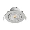 3in1 Round Recessed LED Spotlight Alu 7W IP20