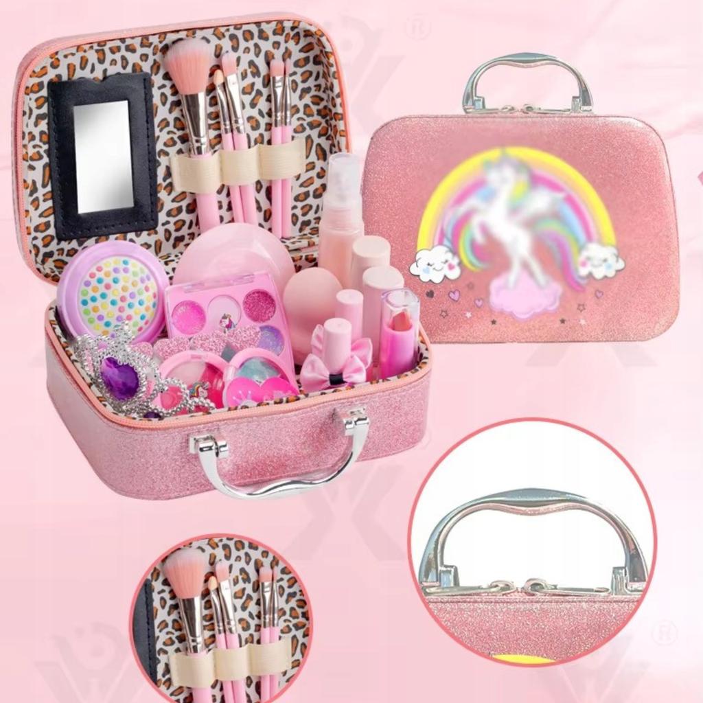 Nail Makeup Set Cosmetic Bag Case Cosmetics Makeup For Children