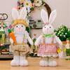 Festival Doll Easter Rabbit Fine Craftsmanships for Warm & Stylishs Party Accent