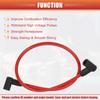 ACROPIX 8mm Spark Plug Coil Wire Ignition Coil Harness Cable for Chevy Small Blocks with HEI Cap - Pack of 8