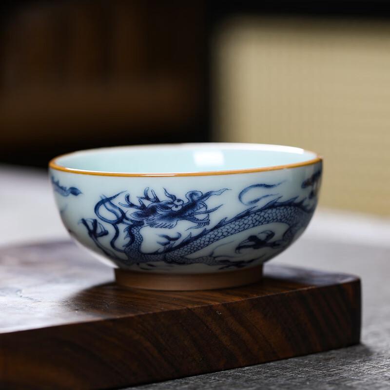 MULTIPOTENT Ceramic Blue and White Master Tea Cup