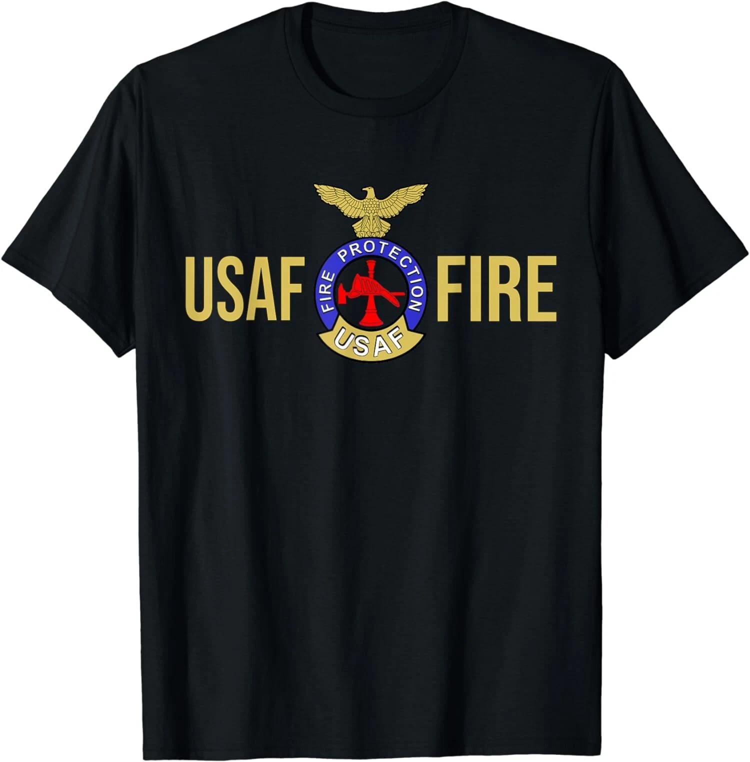 NEW LIMITED Usaf Fire Usaf Fire Protection US Air Force Rescue T-Shirt XL