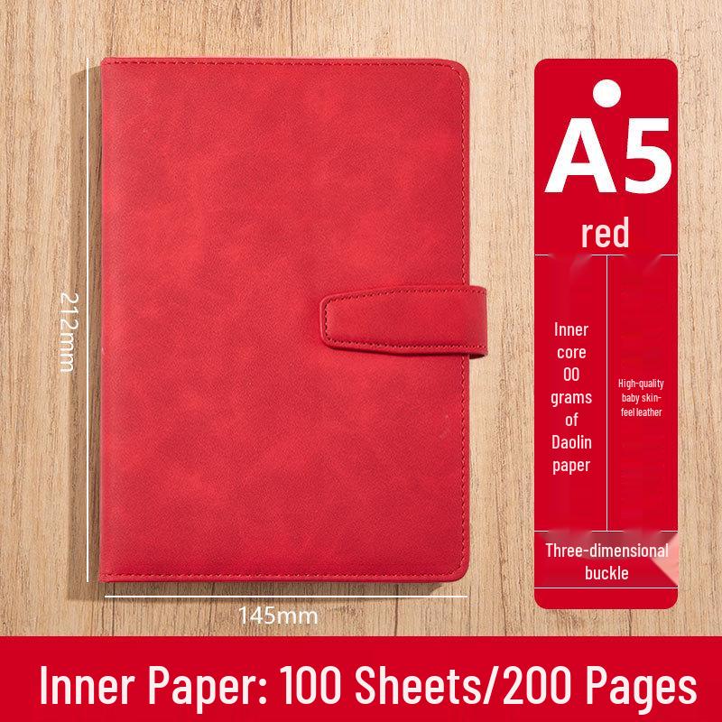 Custom Logo A5 High-End Office Notebook with Premium Cover and Inner Pages