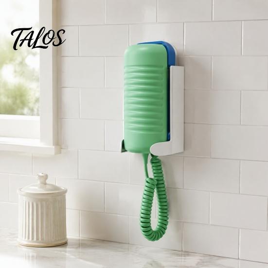 Durable Wall Bracket Wall-Mounted Landline Phone Holder, Retro String Storage Stand, Entryway Shelf Space Saving Plastic Organizer for Bedroom