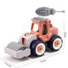 Creative Plastic DIY Truck Toy Miniature Truck Loading Unloading Assembly Engineering Car Set Kids Educational Toy for Boy Gifts