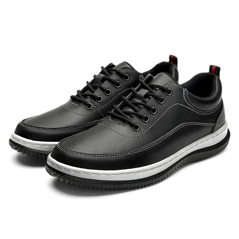 Newest Male Comfortable Genuine Leather Shoes Slip On Band Fashion Design Casual Men'S Shoes Business Loafers Man Handmade Footwear