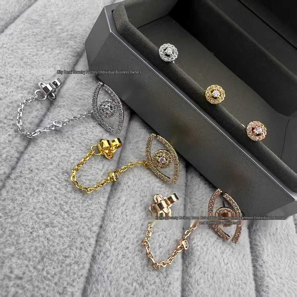 Messi Familienserie: Funkelndes Mind's Eye Diamant Halsketten- & Ohrring-Set