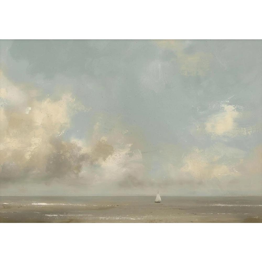 Vintage Cloud Landscape Art Posters Moody Sky Forest Plants Modern Prints Canvas Painting Wall Pictures Home Living Room Decor