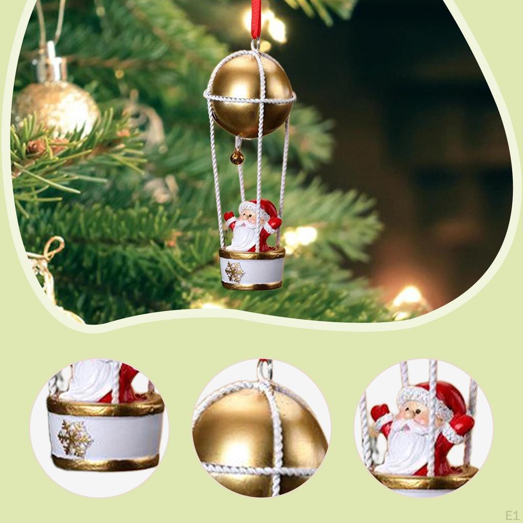 Christmas Ornament Decoration Figurines Small,Crafts,Resin,Cute Decor Tree Hanging Pendant