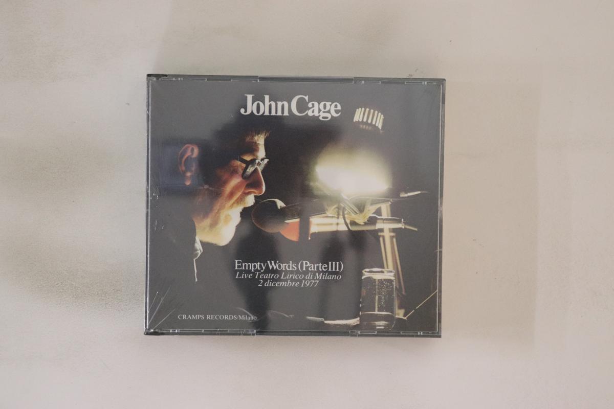 

CD JOHN CAGE Empty Words Parte Iii Live CRSCD0378 CRAMPS 1990 Italy Classical Used