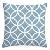 Blue and White Geometric Diamond Pillowcase Office Living Room Home Pillowcase Car Ornaments