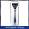 Six-Layer Razor Stainless Steel Shaver for Men with Multi-Layer Shaving Head