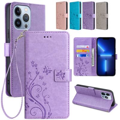 Husă din piele portofel cu relief pentru iPhone 16 15 14 Plus 13 12 11 Pro Max Plus Samsung S25 S24 S23 S22 S21 Ultra Plus FE A16 A56 A15 A54 A55