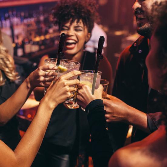 20Pcs Funny Food Drinking Straws Grade BPA Free Unique Shape Smooth Edge Novelty