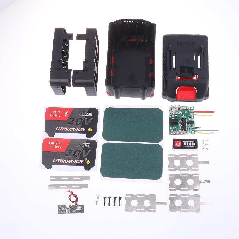 Carcasă Baterie Li-Ion 15X18650 BMS PCB Circuit de Protecție Carcasă Cutie Pentru Baterie Litiu 21V Carcase Priză Intrare DC