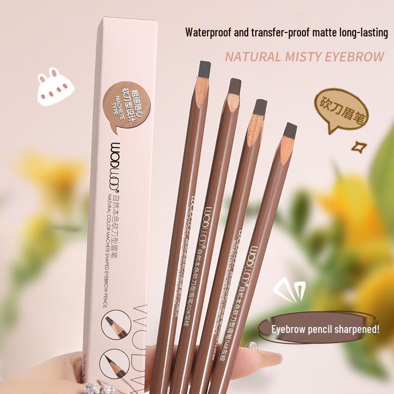 

WODWOD Натуральный карандаш для бровей Катана: Водостойкий, Потостойкий, Не размазывающийся, Стойкий с точностью «корень к корню» для естественных бровей.