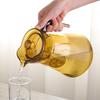 Acrylic High-Temperature Resistant Pitcher - Large Capacity Cold Water and Juice Jug for Home, Restaurant, or Bar