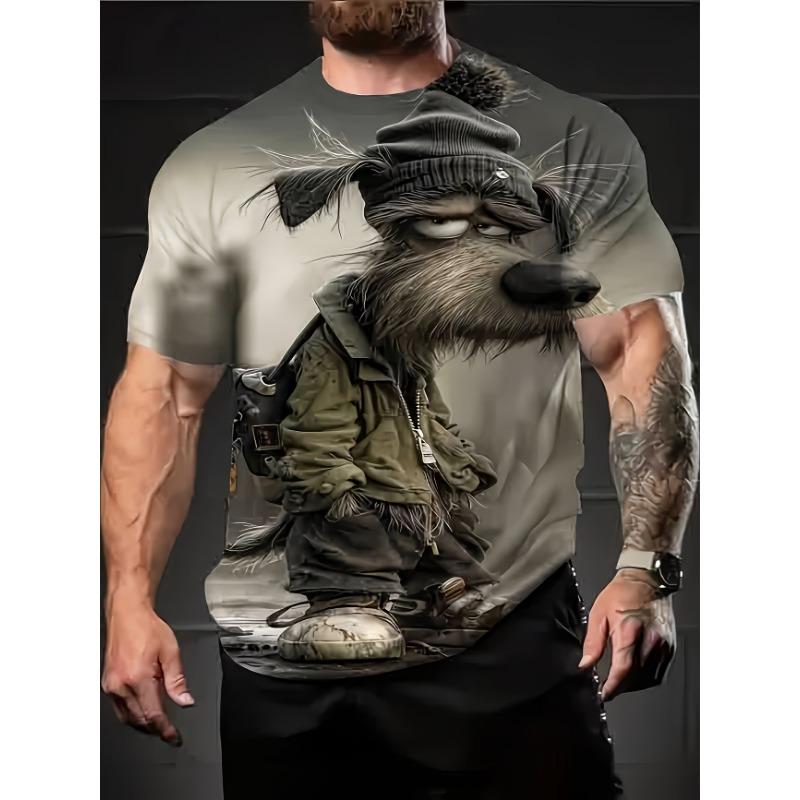 Funny Beer Tee T-shirt Men Creepy Zombie Beer Can Print Short Sleeve Man