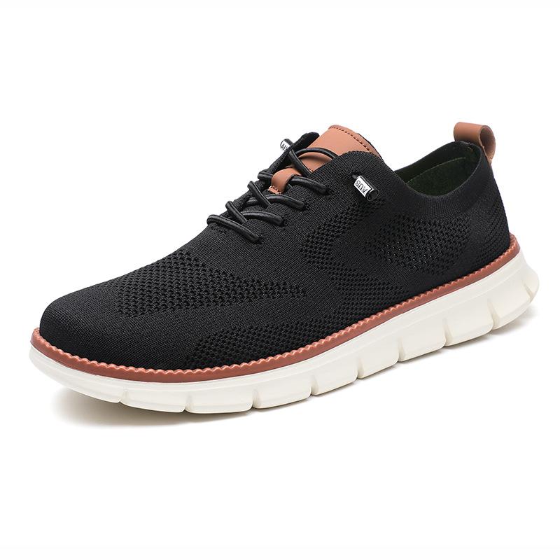 Men's shoes summer breathable new fly-woven mesh breathable casual shoes soft-soled sports shoes wind men