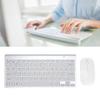 Keyboard Mouse Combo Wireless 2.4G USB Ultraslim Portable Ergonomic Wearproof Keyboard and Mouse for Notebook Computer