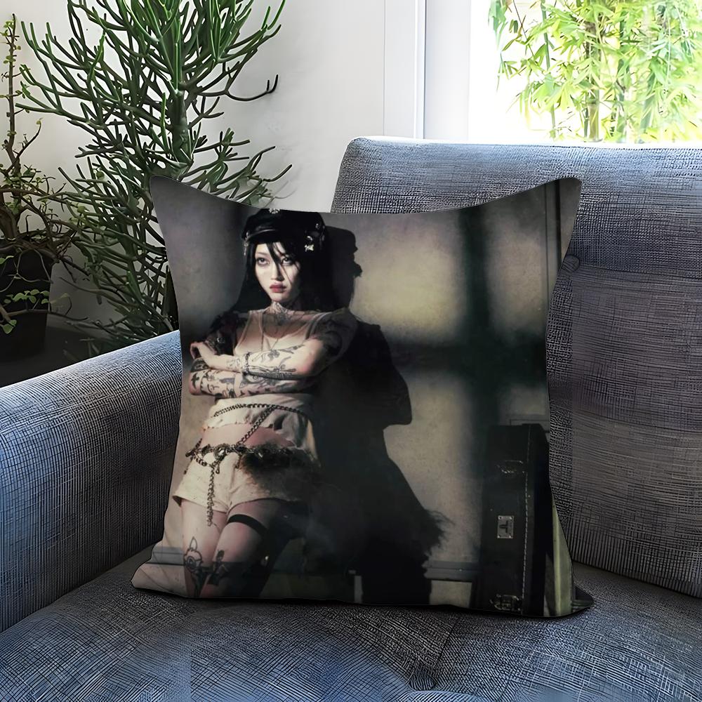 Y-Yeule Evangelisches Mädchen Kissenbezug Bequemer Wende-Kissenbezug Ideal für Auto Sofa Schlafzimmer & Darüber Hinaus