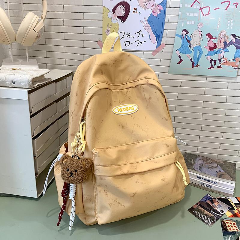Backpack Women's Large-capacity New Casual Junior High School College Student Schoolbag Premium Travel Backpack