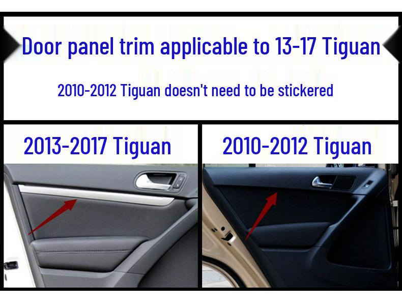 Tiguan 10-17 Kohlefaser Innenraum Mittelkonsole Aufkleber