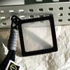 Blank Photo Frame Keychain Candy-Colored Photo Frame Keyring Insert Photo Split Key Pendant Diy Key Holder
