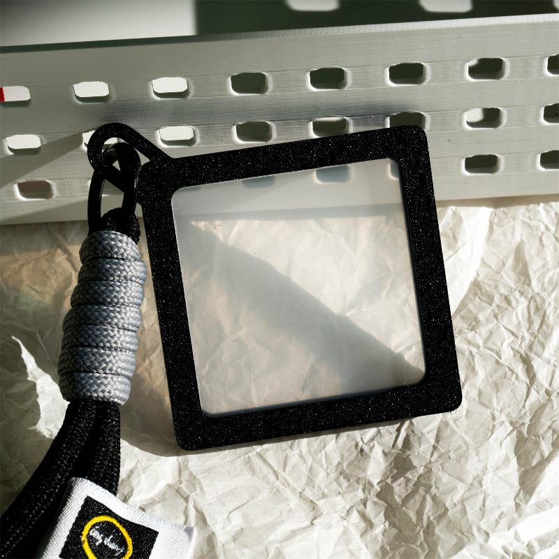 Blank Photo Frame Keychain Candy-Colored Photo Frame Keyring Insert Photo Split Key Pendant Diy Key Holder