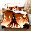 3D Printed Anime Attack On Titan AOT 2/3pcsBedding Set Duvet Cover Double Twin Full Queen King Adult Kids Bedclothes Quilt Cover