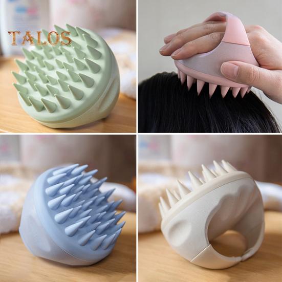 Scalp Massager Shampoo Brush with Soft Bristles Ergonomic Handle Portable Travel Hair Growth Dandruff Removal Scalp Exfoliator Scrubber Cleaning Brush