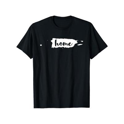 European Size T-Shirt for Puerto Rican Gifts Featuring a Puerto Rico Home Design, Available In a Relaxed Fit Unisex Style with Short Sleeves