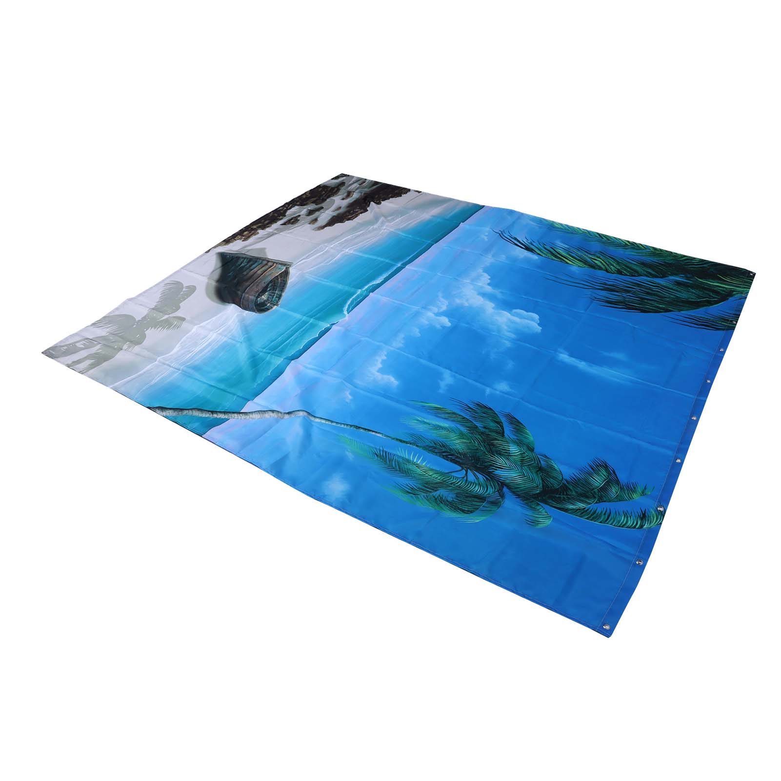 

Shower Curtain Set with Hanging Rings NoPunching Bath Curtain Bathroom Accessory Type 1