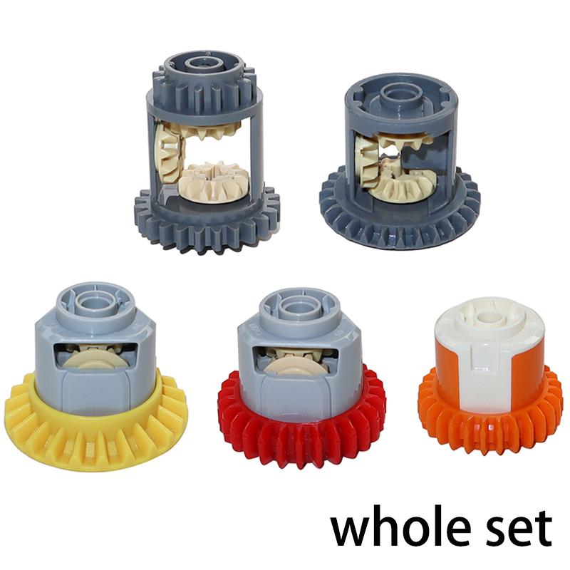 Building Blocks Drive Car Front Back Suspension Steering System Differential Gears Self-Locking Bricks MOC Technical Parts