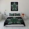 Luxury Emerald Jewelry Set - Wedding Soft Comfortable Duvet Cover Bedding Set Included 1*Duvet Cover & 2*Pillowcases, Gift