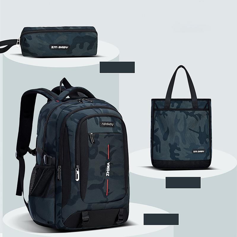 Ryggsäckar Gymnasieväskor Kvinnor Pojkar Enaxel Student Resväska Män Skolryggsäck Mochila