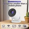The New M5 Wireless WIFI Same Screen Mobile Phone Can Be Connected To TYPE-C Cable Power Bank Portable Projector