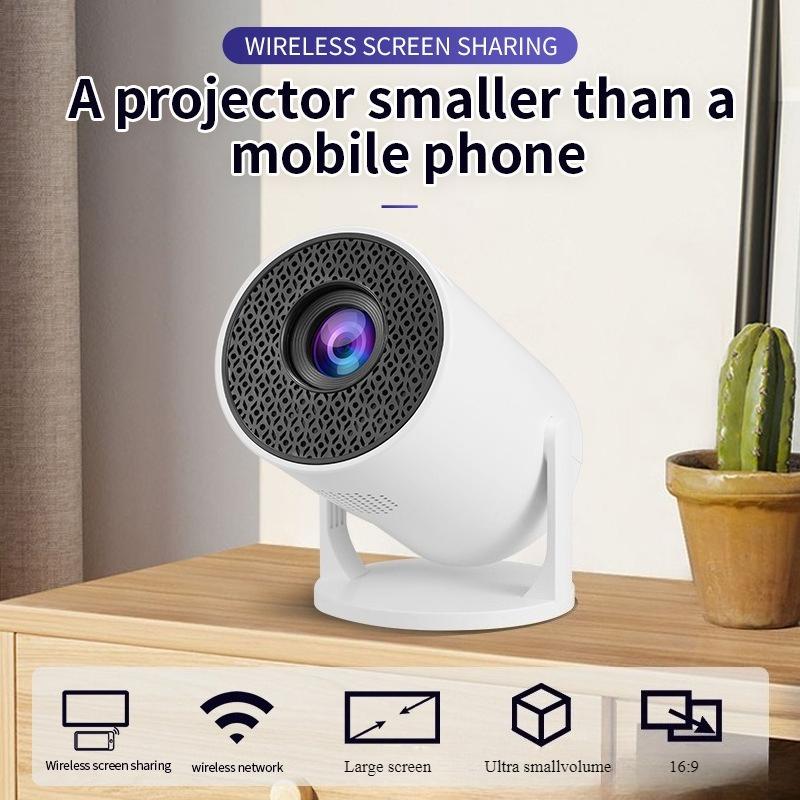 The New M5 Wireless WIFI Same Screen Mobile Phone Can Be Connected To TYPE-C Cable Power Bank Portable Projector
