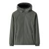 New Windproof, Fleece And Thickened Casual Down Jacket, Waterproof Loose Solid Color Hooded Jacket