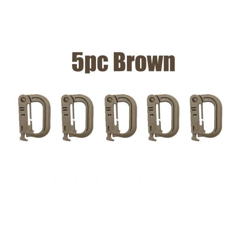 

5шт пластиковая скоба карабин D-образное кольцо клипса Molle стропа рюкзак пряжка защелкивающийся замок Grimlock Multi Outdoor походное снаряжение для кемпинга