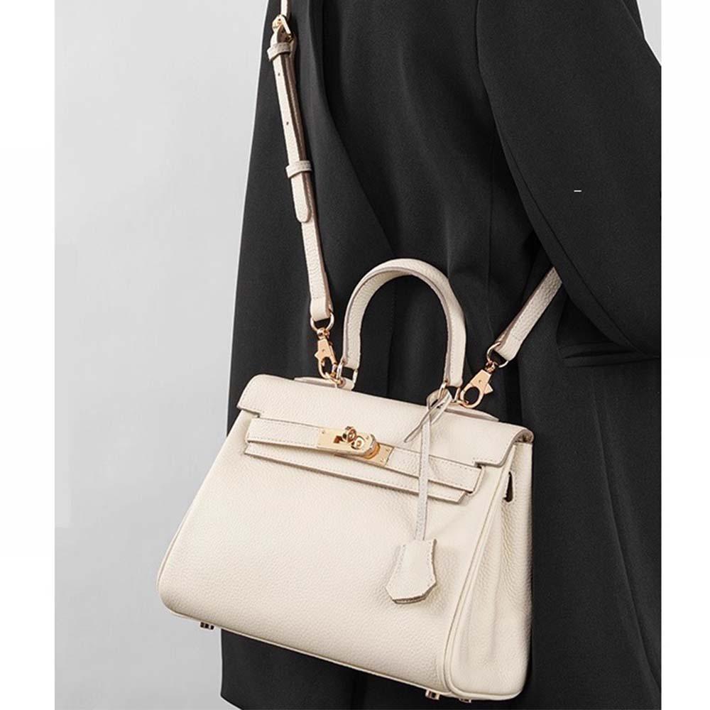 Kožená dámská taška první vrstva hovězí kůže vzor liči prémiová taška přes rameno lehký luxusní dojíždějící dámská kabelka