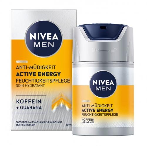 German Nivea Men Active Energy Face Cream 50Ml