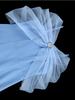 Elegant Evening Long Dresses for Women Cold Shoulder Organza Patchwork High Waist Package Hip Fishtail Ruffles Cocktail Outfits