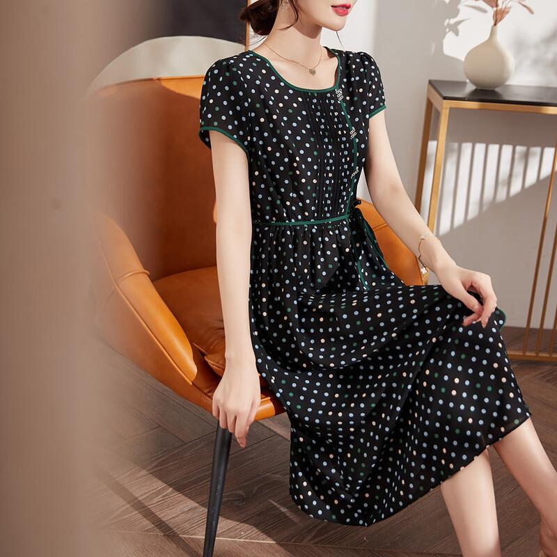 Jianhu Women s Chiffon Short Sleeve Summer Dress XXXXL